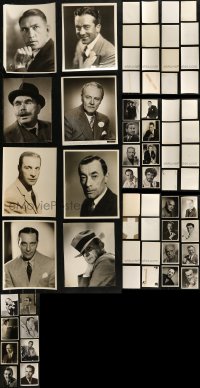 7s0604 LOT OF 40 PORTRAIT 8X10 STILLS OF MALE STARS 1920s-1940s leading & supporting men!