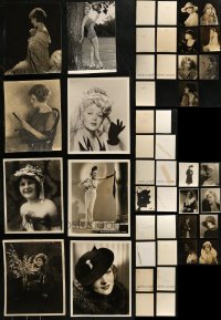 7s0621 LOT OF 23 DELUXE PORTRAIT 8X10 STILLS OF FEMALE STARS 1920s-1940s leading & supporting ladies