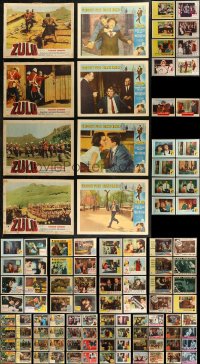 7s0411 LOT OF 146 LOBBY CARDS 1940s-1960s complete & incomplete sets from a variety of movies!