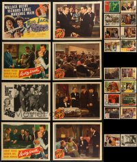 7s0489 LOT OF 26 LOBBY CARDS 1930s-1960s incomplete sets from a variety of different movies!