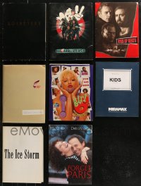 7s0182 LOT OF 8 PRESSKITS 1987 - 1997 containing a total of 42 8x10 stills!