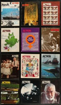 7s0537 LOT OF 12 DIRECTORS GUILD OF AMERICA MAGAZINES 1970-1975 great images & articles, rare!