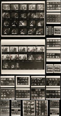 7s0120 LOT OF 42 THIS PROPERTY IS CONDEMNED OVERSIZE 16X20 CONTACT SHEETS 1966 including candids!