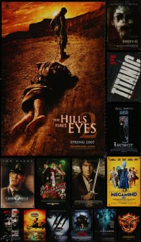 7s0753 LOT OF 19 UNFOLDED MOSTLY DOUBLE-SIDED 27X40 ONE-SHEETS 1990s-2010s cool movie images!