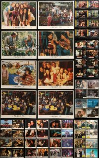 7s0445 LOT OF 80 LOBBY CARDS 1970s-2000s complete sets from a variety of different movies!