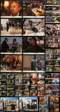 7s0425 LOT OF 114 LOBBY CARDS 1980s-2000s mostly complete sets from a variety of movies!