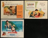 7s0526 LOT OF 3 1950S-60S KIM NOVAK TITLE CARDS 1950s-1960s Eddy Duchin Story & Picnic!