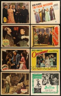 7s0498 LOT OF 16 LOBBY CARDS 1930s-1970s great scenes from a variety of different movies!