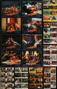 7s0428 LOT OF 105 MOSTLY 1970s-1990s LOBBY CARDS 1970s-1990s complete & incomplete sets from a variety of movies!