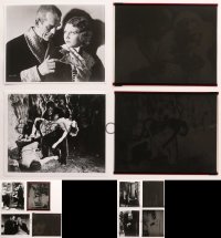 7s0673 LOT OF 12 8X10 NEGATIVES WITH 8X10 POSITIVE PRINTS 1980s great scenes from horror movies!