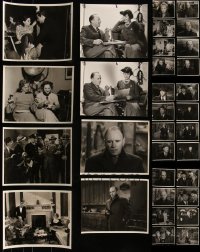 7s0602 LOT OF 42 8X10 STILLS FROM TOPPER MOVIES 1941 Roland Young, Billie Burke, includes candids!