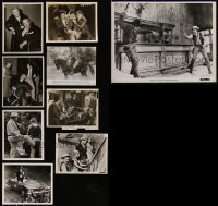 7s0648 LOT OF 9 8X10 STILLS 1930s-1980s great scenes from a variety of different movies!