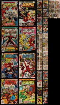 7s0274 LOT OF 24 DAREDEVIL COMIC BOOKS 1976-1984 great Marvel Comics superhero stories & art!