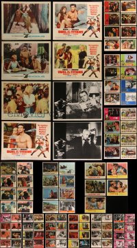 7s0408 LOT OF 149 1960S LOBBY CARDS 1960s incomplete sets from a variety of different movies!