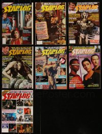 7s0543 LOT OF 7 STARLOG MOVIE MAGAZINES 1983-1988 filled with great images & articles!