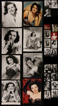 7s0711 LOT OF 27 JANE RUSSELL, SUSAN HAYWARD, AND LIZABETH SCOTT 8X10 REPRO PHOTOS 1980s sexy!