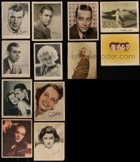 7s0675 LOT OF 12 MISCELLANEOUS AND PROMOTIONAL PHOTOS 1930s great portraits of movie stars!