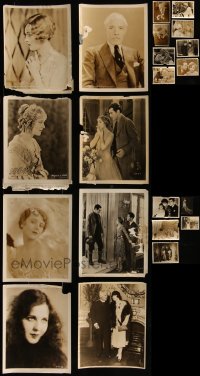 7s0625 LOT OF 21 1920S 8X10 STILLS 1920s scenes & portraits from a variety of different movies!