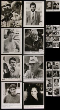 7s0616 LOT OF 25 DIRECTOR CANDID 8X10 STILLS 1980s-1990s great images on their movie sets!