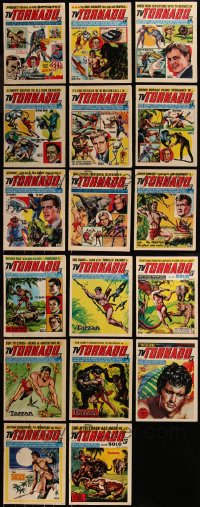 7s0533 LOT OF 17 TV TORNADO ENGLISH MAGAZINES 1967 lots of Tarzan, Batman, Superman & more!