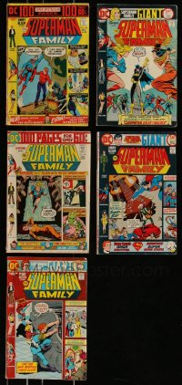 7s0290 LOT OF 5 SUPERMAN FAMILY COMIC BOOKS 1974-1975 DC Comics, Jimmy Olsen, Supergirl & more!