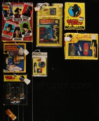 7s0215 LOT OF 8 DICK TRACY ITEMS 1990 watches, puzzle, movie cards, makeup set & more!