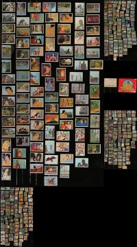 7s0663 LOT OF 400 ITALIAN TARZAN TRADING CARDS 1970s from the Lord of the Jungle TV series!