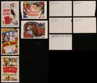 7s0668 LOT OF 5 5.5X8 POSTCARDS 1988-1989 great images from older movie posters & lobby cards!