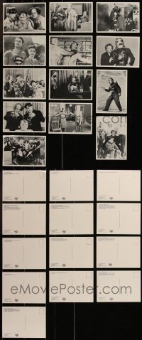 7s0667 LOT OF 13 4X6 POSTCARDS 1984 great images with Superman, Three Stooges & more!