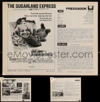 7s0307 LOT OF 24 UNCUT SUGARLAND EXPRESS PRESSBOOKS 1974 Goldie Hawn, Steven Spielberg directed!