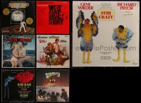 7s0179 LOT OF 7 33 1/3 RPM MOVIE SOUNDTRACK RECORDS 1950s-1980s music from a variety of movies!