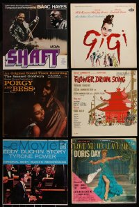 7s0178 LOT OF 6 33 1/3 RPM MOVIE SOUNDTRACK RECORDS 1950s-1970s music from a variety of movies!