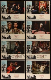 7s0416 LOT OF 128 ANNE OF THE THOUSAND DAYS LOBBY CARDS 1970 Burton, Bujold, SIXTEEN complete sets!