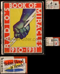 7s0531 LOT OF 3 EXHIBITOR MAGAZINES 1930-1938 includes part of the RKO 1930-31 campaign book!