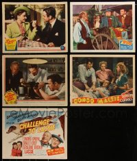 7s0524 LOT OF 5 1940-49 MGM DR. KILDARE, LASSIE, AND MAISIE LOBBY CARDS 1940-1949 Ayres, Sothern