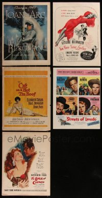 7s0232 LOT OF 5 MAGAZINE ADS 1940s-1950s You Were Never Lovelier, Cat on a Hot Tin Roof & more!