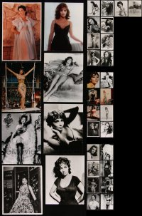7s0696 LOT OF 50 8X10 REPRO PHOTOS OF HOLLYWOOD ACTRESSES 2000s great portraits of sexy ladies!
