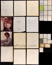 7s0205 LOT OF 45 DAVID WAYNE SMITH SCRIPTS AND OTHER ITEMS 1970s-2000s plus color photos & more!