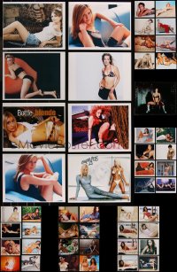 7s0697 LOT OF 49 COLOR REPRO PHOTOS OF ACTRESSES AND MODELS 2000s portraits of sexy ladies!
