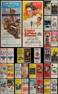 7s0257 LOT OF 31 FOLDED AUSTRALIAN DAYBILLS 1960s-1980s great images from a variety of movies!