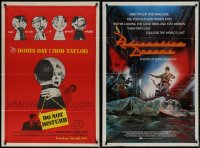 7s0250 LOT OF 4 FOLDED AUSTRALIAN ONE-SHEETS 1960s-1980s great images from a variety of movies!
