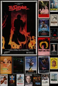 7s0744 LOT OF 21 UNFOLDED SINGLE-SIDED ONE-SHEETS 1980s great images from a variety of movies!