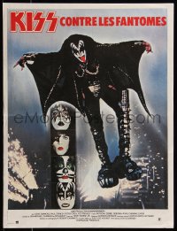 7t0295 ATTACK OF THE PHANTOMS French 16x21 1980 KISS, Criss, Frehley, Stanley & Gene Simmons!