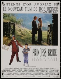 7t0342 PRINCESS BRIDE French 16x21 1988 Rob Reiner fantasy classic as real as the feelings you feel!