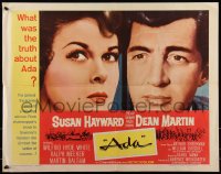 7t0370 ADA 1/2sh 1961 super close portraits of Susan Hayward & Dean Martin, what was the truth?
