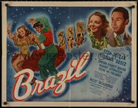 7t0381 BRAZIL 1/2sh 1944 Tito Guizar & Virginia Bruce in a glorious Pan-American musical romance!