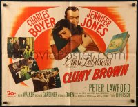 7t0388 CLUNY BROWN 1/2sh 1946 Charles Boyer, Jennifer Jones, Lawford, directed by Ernst Lubitsch!