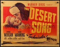 7t0396 DESERT SONG style B 1/2sh 1944 Oscar Hammerstein II musical, Dennis Morgan, Irene Manning!