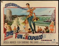 7t0406 FUN IN ACAPULCO 1/2sh 1963 Elvis Presley in fabulous Mexico, sexy Ursula Andress!