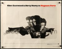 7t0434 MAGNUM FORCE 1/2sh 1973 Clint Eastwood returns as Dirty Harry in motion drawing his big gun!